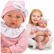 Lalki dla dziewczynek - Lalka Bobas Duża Interaktywna Realistyczna Kinderplay Mówi 41Cm - miniaturka - grafika 1