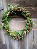 Ozdoby bożonarodzeniowe - Wianek na drzwi lub stół - miniaturka - grafika 1