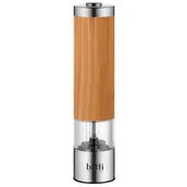 Młynki do soli i pieprzu - Botti Młynek Do Soli I Pieprzu Bambusowy Elektryczny Botti Salto Brązowy 23 Cm 5907758624975 - miniaturka - grafika 1