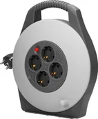 Klucze i nasadki - Orno Przedłużacz bębnowy, 4 gniazda 2P+Z schuko, kabel PVC H05VV-F 3x1mm? , długość 10m - miniaturka - grafika 1