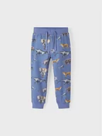 Spodnie i spodenki dla dziewczynek - NAME IT Spodnie dresowe 13212856 Niebieski Regular Fit - miniaturka - grafika 1
