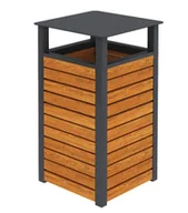 Pozostałe meble ogrodowe - Drewniany kosz na śmieci 24 kolory L9-Z45 - miniaturka - grafika 1