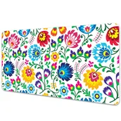 Podkładki na biurko - Duża mata na biurko Ludowy wzór 90x45 cm - miniaturka - grafika 1