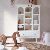 Szafy i szafki dla dzieci - Regał biały babushka - miniaturka - grafika 1