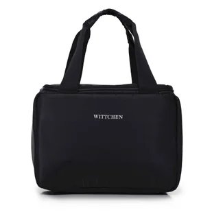 Torba na lunch prostokątna czarna - Akcesoria podróżnicze Torba na lunch prostokątna czarna - Akcesoria podróżnicze - miniaturka - grafika 1