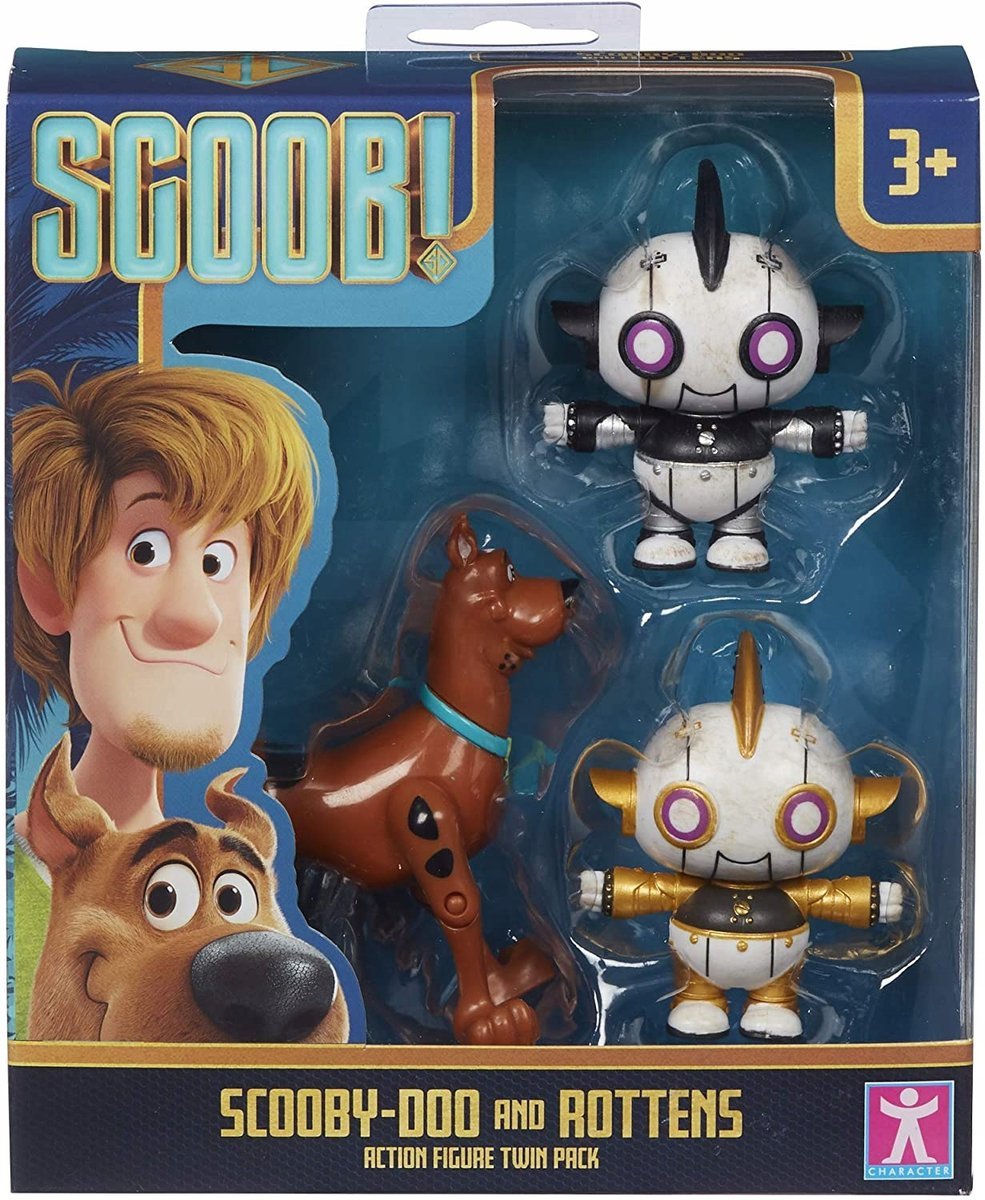 Scooby Doo Zestaw Figurki Super Scoob Baby Rottens