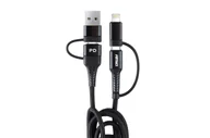 Kable - Multikabel do telefonu usb c-usb c ios usb a fulllink 100cm uc-15 - miniaturka - grafika 1