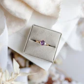 Pierścionki - Pierścionek z ametystem - miniaturka - grafika 1