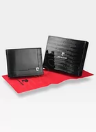 Portfele - Pierre Cardin, Portfel skórzany męski, YS507.1 325, czarny, ochrona RFID - miniaturka - grafika 1
