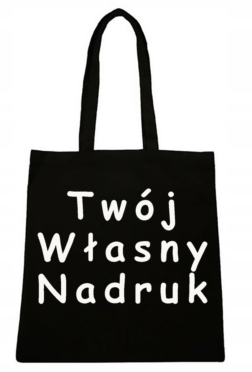 Torba Bawełniana Twój Własny Nadruk Jednokolorowy
