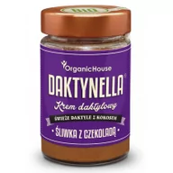 Słodkie kremy i masła - Lumarko Krem Kokosowo - Daktylowy Śliwka Z Czekoladą Bezglutenowy Bio 190 G! - miniaturka - grafika 1