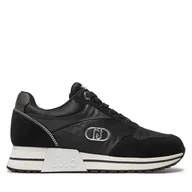 Sneakersy damskie - Sneakersy Liu Jo Johanna 02 BF4025 PX522 Czarny - miniaturka - grafika 1