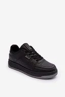 Sneakersy damskie - Damskie Buty Sportowe Sneakersy Big Star MM274353 Czane-40 - miniaturka - grafika 1