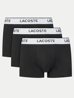 Majtki męskie - Lacoste Komplet 3 par bokserek 5H2392 Czarny - miniaturka - grafika 1