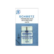 Akcesoria i części do maszyn do szycia - Schmetz Igły Igła Podwójna 4,0/75 Do Stretchu - miniaturka - grafika 1