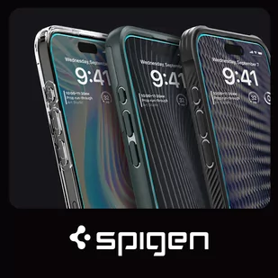 Szkło hartowane do iPhone 15 Pro Spigen Glas.TR "EZ FIT" Clear - Etui i futerały do telefonów Szkło hartowane do iPhone 15 Pro Spigen Glas.TR "EZ FIT" Clear - Etui i futerały do telefonów - miniaturka - grafika 1