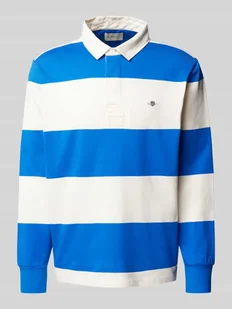 Bluza z kołnierzykiem polo model ‘RUGGER’ - Bluzy męskie - miniaturka - grafika 1