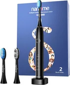 Szczoteczki elektryczne - Szczoteczka Elektryczna Do Zębów Nandme Nx8000 + 2 Końcówek , Czarny - miniaturka - grafika 1