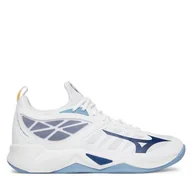 Buty sportowe męskie - Buty halowe Mizuno Wave Dimension V1GA2240 Biały - miniaturka - grafika 1