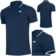 Koszulki męskie - Koszulka Męska Polo 4f Polówka 0719 T-shirt Podkoszulek Bluzka Sportowa L - miniaturka - grafika 1