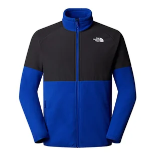 Bluza The North Face 100 Glacier Heavyweight Full-Zip Fleece 0A89JGJL11 - granatowo-czarna - Bluzy sportowe męskie - miniaturka - grafika 1