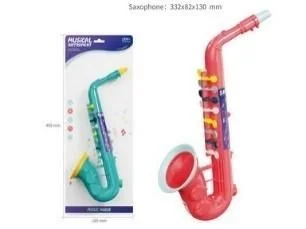 Saksofon 33cm mix - Instrumenty muzyczne dla dzieci - miniaturka - grafika 1