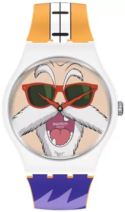 Zegarek Zegarek Swatch SUOZ346 Dragon Ball Z - KAMESENNIN X SWATCH - Zegarki męskie - miniaturka - grafika 1