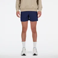 Spodenki męskie - Spodenki męskie New Balance MS41286NNY  granatowe - miniaturka - grafika 1