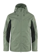 Kurtki męskie - Fjallraven 86132-614-030 Abisko Lite Trekking Jacket M Kurtka Męska deskorolka Green-Dark Grey Rozmiar XS - miniaturka - grafika 1