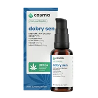 Układ nerwowy - Cosma Cannabis Natural Herbs Dobry Sen, ekstrakty w olejku konopnym, krople, 30 ml - miniaturka - grafika 1