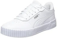 Moda i Uroda OUTLET - PUMA Dziewczęce Carina 2.0 Jr Sneaker, Puma biała biała Puma Silver, 38.5 EU - miniaturka - grafika 1