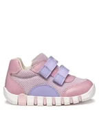 Buty dla dziewczynek - Geox Sneakersy B Iupidoo B3558A 01454 CK88R Różowy - miniaturka - grafika 1