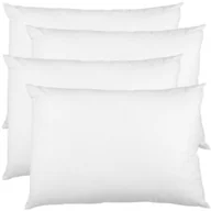 Poduszki - Poduszka Z Mikrofibry 50X70Cm Do Spania, Biała Pikowana, Zestaw 4Szt - miniaturka - grafika 1