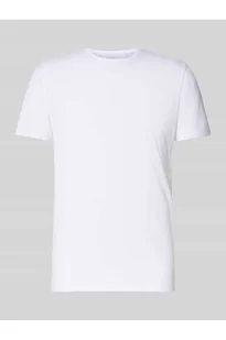 T-shirt o kroju regular fit z mieszanki bawełny - Selected Homme - Koszulki męskie - miniaturka - grafika 1