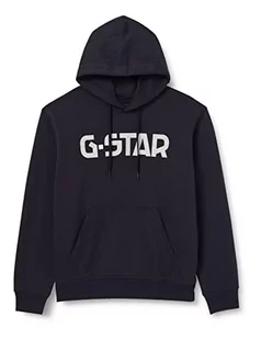 G-STAR RAW Męska bluza z kapturem, niebieski (Mazarine Blue A971-4213)., XS - Bluzy męskie - miniaturka - grafika 1