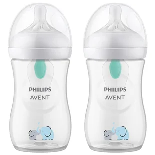 2x ANTYKOLKOWA BUTELKA PHILIPS AVENT NATURAL RESPONSE AIRFREE SCY673/81 1m+ - Butelki dla niemowląt - miniaturka - grafika 1