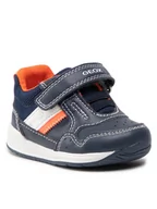 Buty dla chłopców - Geox Sneakersy B Rishon B. A B250RA 0BC14 C4324 Granatowy - miniaturka - grafika 1