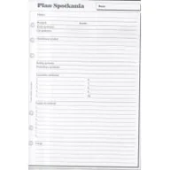 Artykuły biurowe - Antra Wkład do organizera A5 Plan spotkań ANTRA - miniaturka - grafika 1
