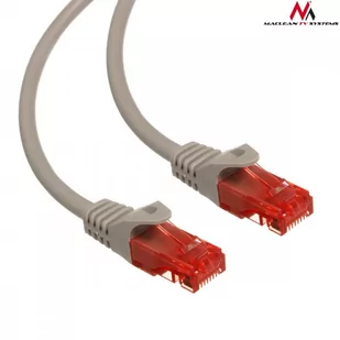 Maclean MCTV-302 S 47271 Przewód kabel patchcord UTP cat6 wtyk-wtyk 2m szary CEN-47271 - Patchcordy - miniaturka - grafika 1