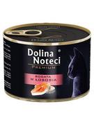 Dolina Noteci Premium Kot Bogata w łososia puszka 185g