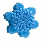 Mydła - LaQ LaQ, Happy Soaps, naturalne mydło glicerynowe Śnieżynka, 90 g - miniaturka - grafika 1