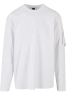 Koszulki męskie - Urban Classics Męski T-shirt Sleeve Pocket z długim rękawem, biały, rozmiar L, biały, L - miniaturka - grafika 1