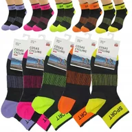 Skarpetki męskie - 5x Skarpetki rowerowe STOPKI Kolarskie 39/42 Oddychające Cycling Kolorowe - miniaturka - grafika 1