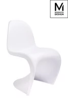 Krzesła - Modesto Design MODESTO krzesło HOVER białe - polipropylen C1074.WHITE - miniaturka - grafika 1