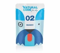 Mokra karma dla psów - Natural Code Pies Saszetka 100G 02 Wołowina, Karma Dla Psa - miniaturka - grafika 1