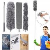 Miotły, szufle, mopy - SZCZOTKA DO KURZU TELESKOPOWA DŁUGA MIOTEŁKA 4w1 - miniaturka - grafika 1