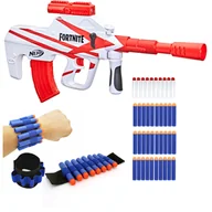 Zabawki militarne - Nerf Fortnite Snajperka B-AR AUG + Kamizelka + 30 strzałek + opaska - miniaturka - grafika 1