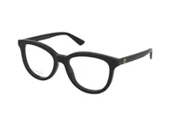Okulary korekcyjne, oprawki, szkła - Dioptrie szkieł Gucci GG1687O 001 - miniaturka - grafika 1