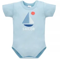 Body dla niemowląt - PINOKIO BODY KROTKI REKAW SAILOR NIEBIESKI 86 - miniaturka - grafika 1