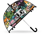 Parasolki dla dzieci - Parasolka przezroczysta 48cm Minecraft Mc00006 - miniaturka - grafika 1
